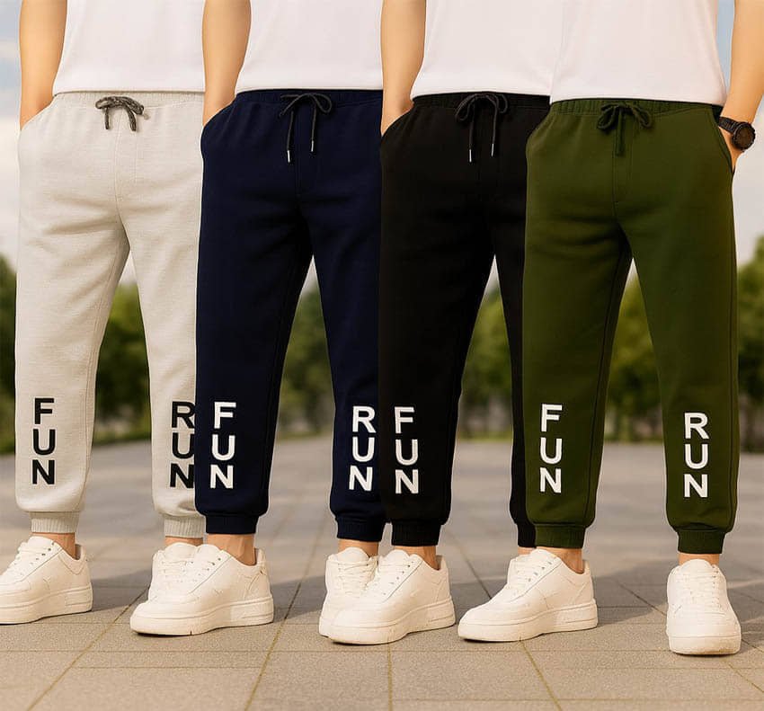 Pack of 4 Boys Cotton Trackpant ( Multicolor 4 )