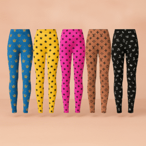 Pack of 5 Girls Cotton Legging ( Multicolor 5 )