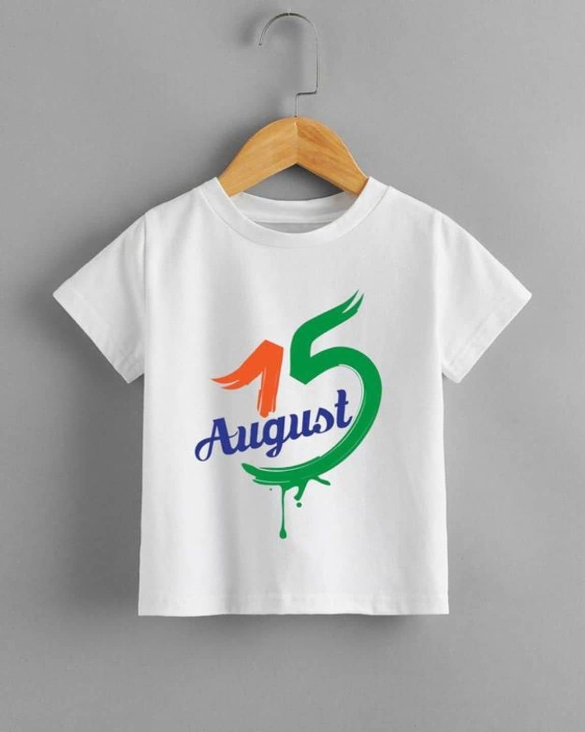 Pack of 1 Boys & Girls Cotton T-Shirt ( White ) - Image 3