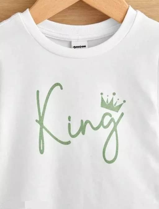 Pack of 1 Boys Cotton Blend T-Shirt & Shorts Set ( White ) - Image 4
