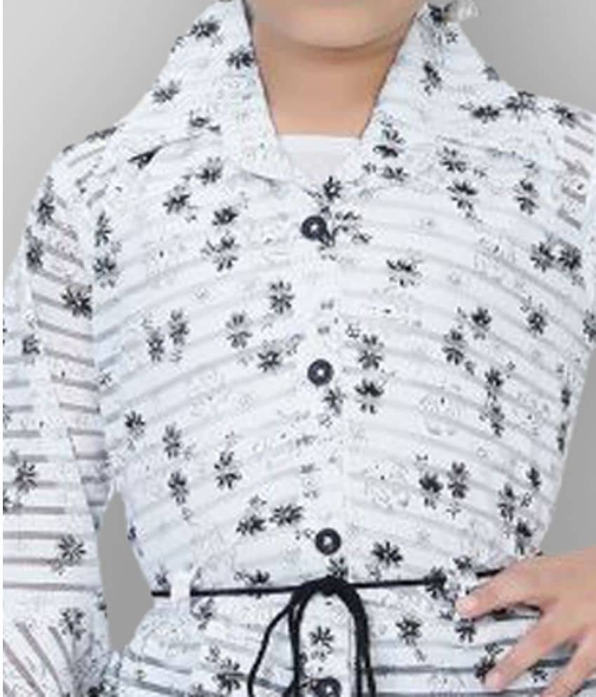 Cherry Tree Girls Cotton Blend Top & Dhoti Set ( Pack of 1 , Black ) - Image 2