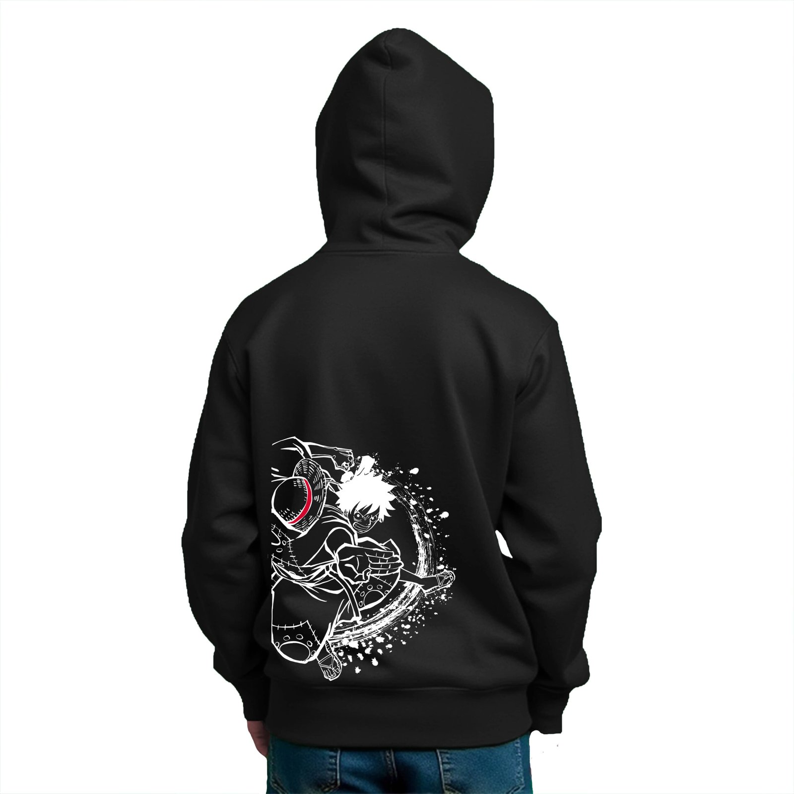 Crazy Guy Pack of 1 Boys Cotton Blend Sweatshirt ( Black ) - Image 3