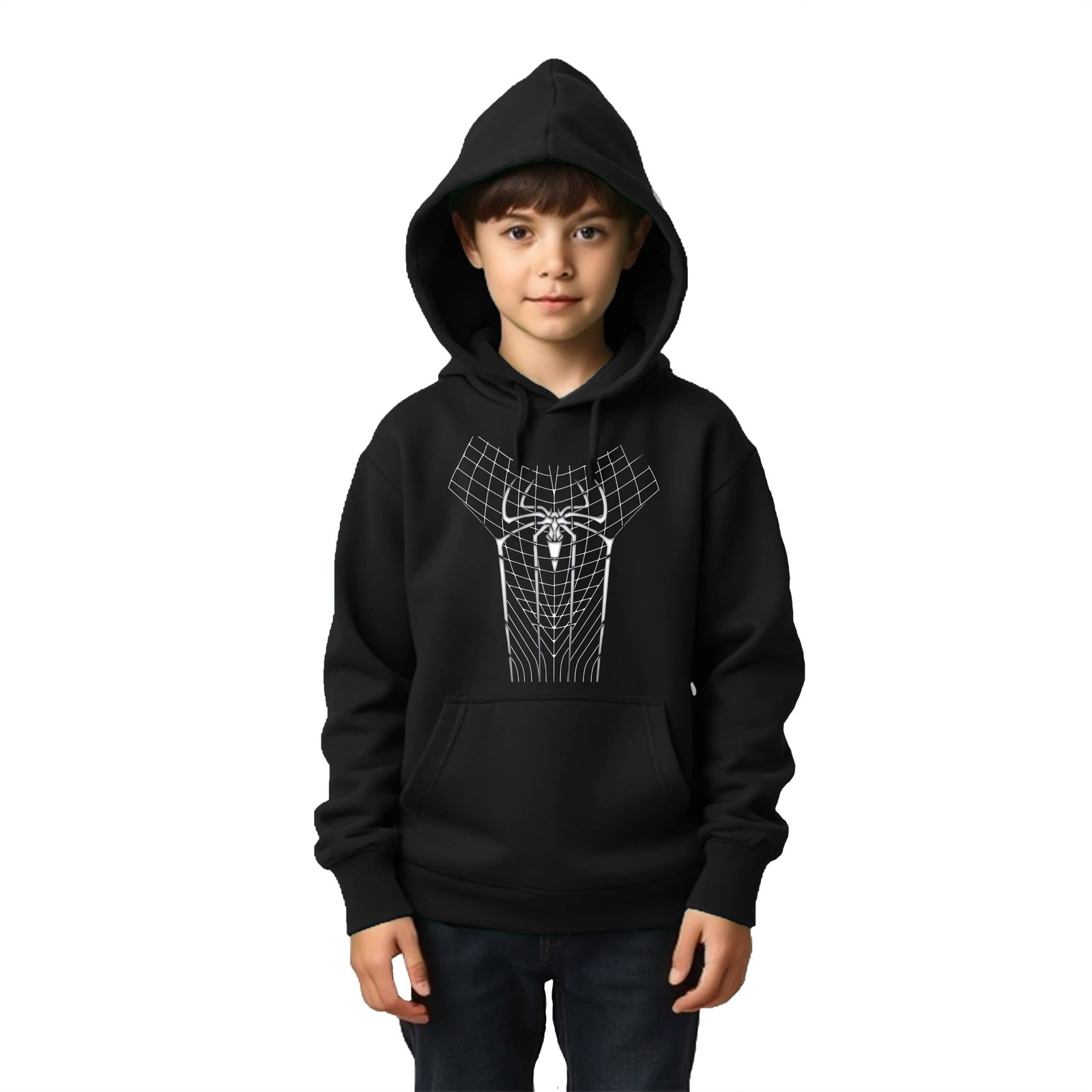 Crazy Guy Pack of 1 Boys Cotton Blend Sweatshirt ( Black ) - Image 3