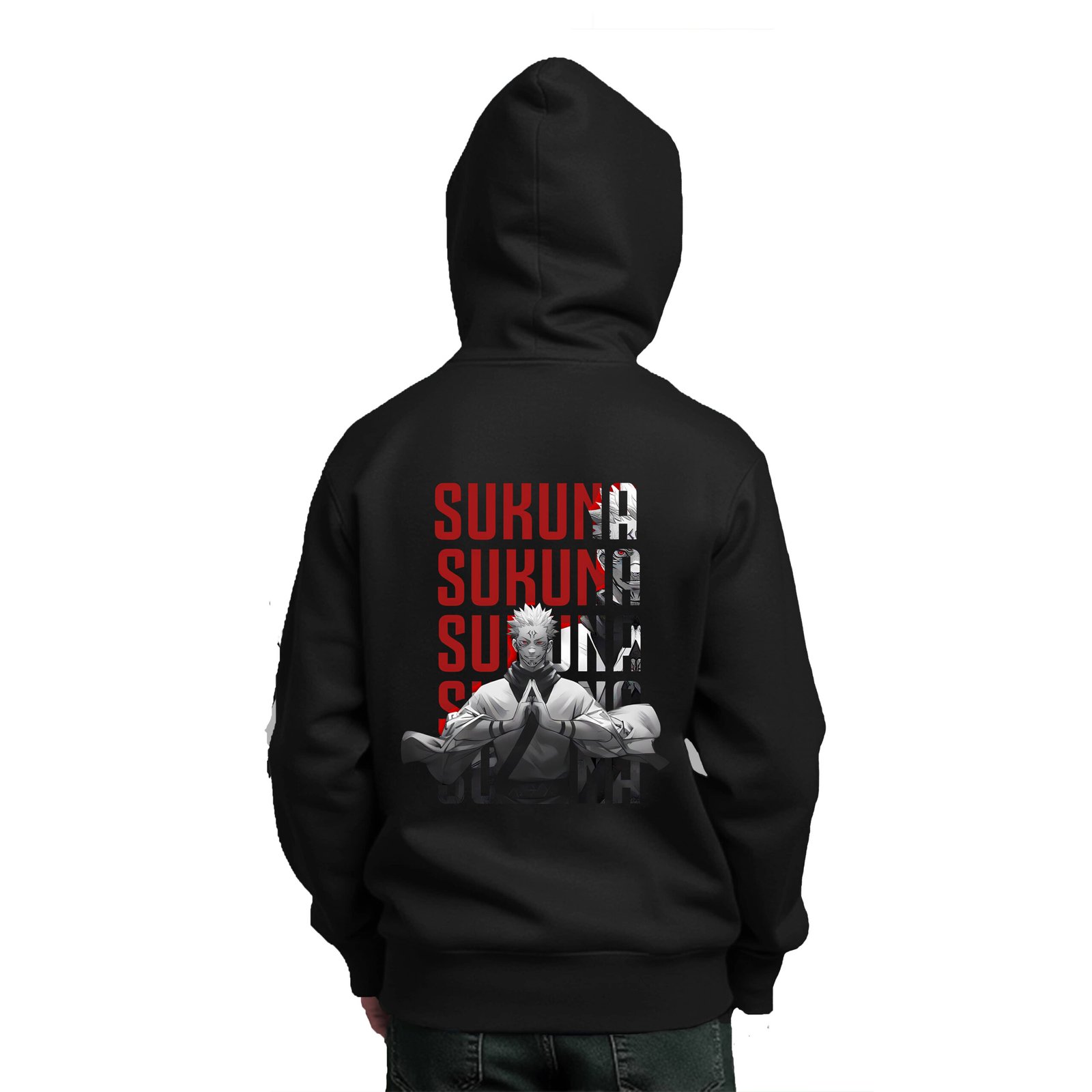 Crazy Guy Pack of 1 Boys Cotton Blend Sweatshirt ( Black ) - Image 3