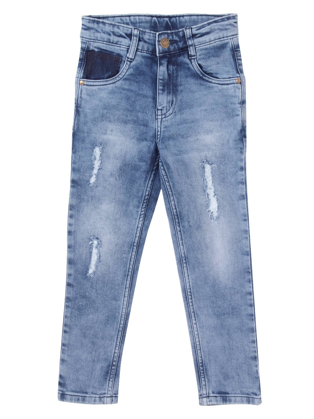 Cub Mcpaws Pack of 1 Boys Cotton Blend Jeans ( Blue )