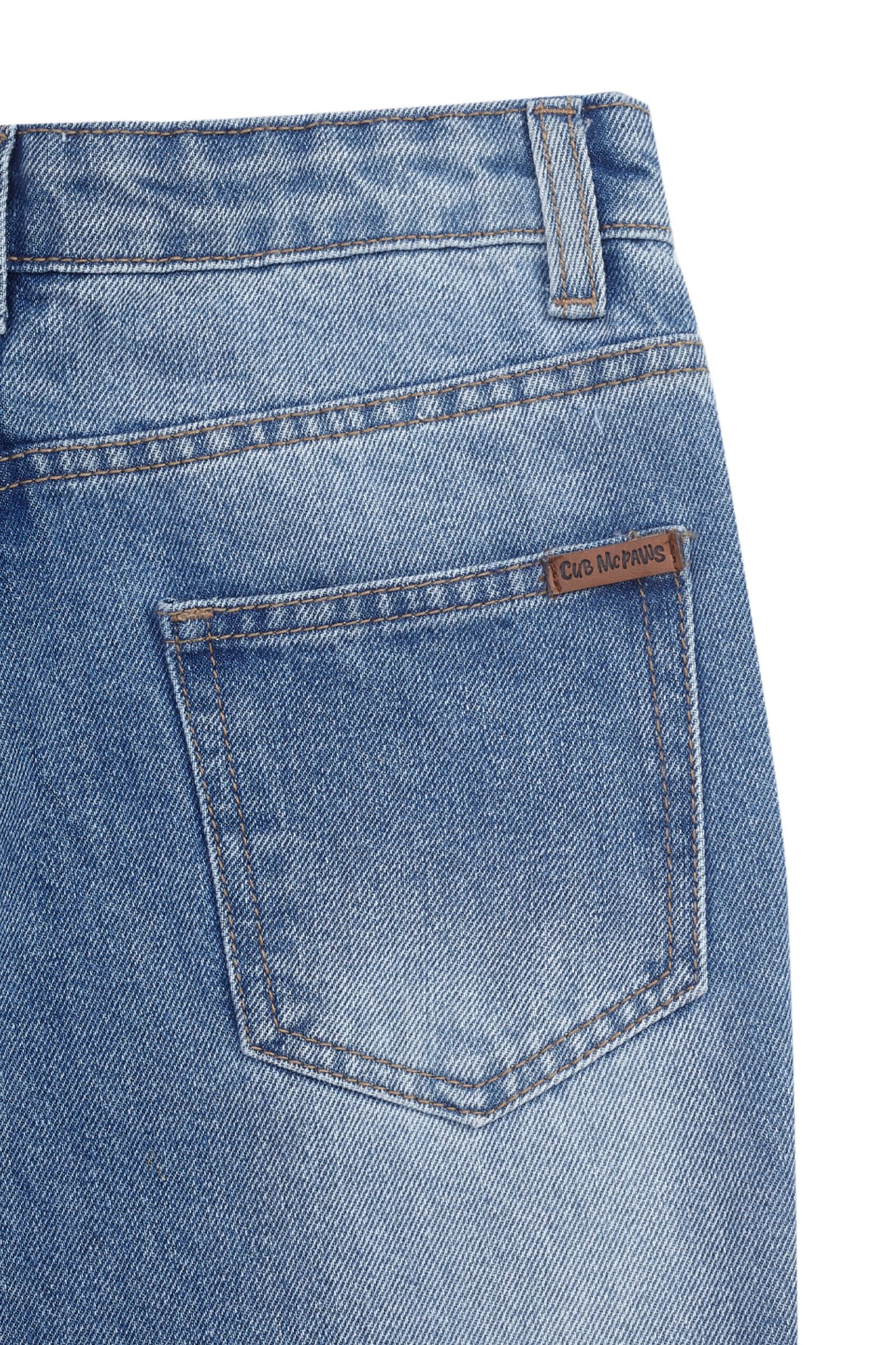 Cub Mcpaws Girls Cotton Blend Jeans ( Pack of 1 , Light Blue ) - Image 4