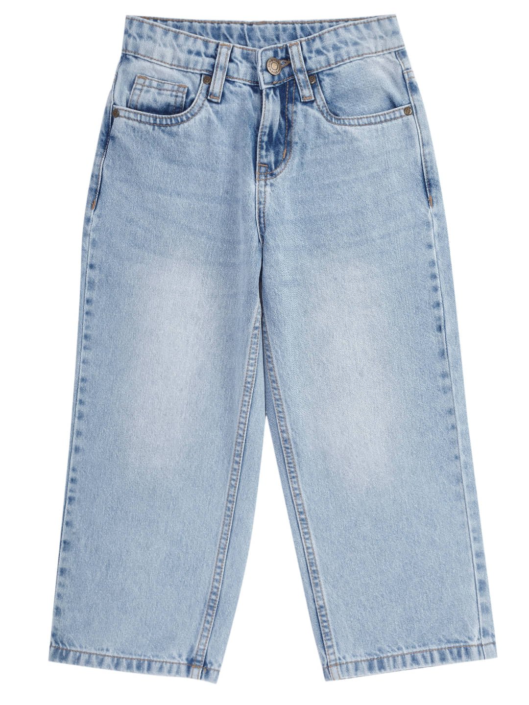 Cub Mcpaws Girls Cotton Jeans ( Pack of 1 , Denim Blue )