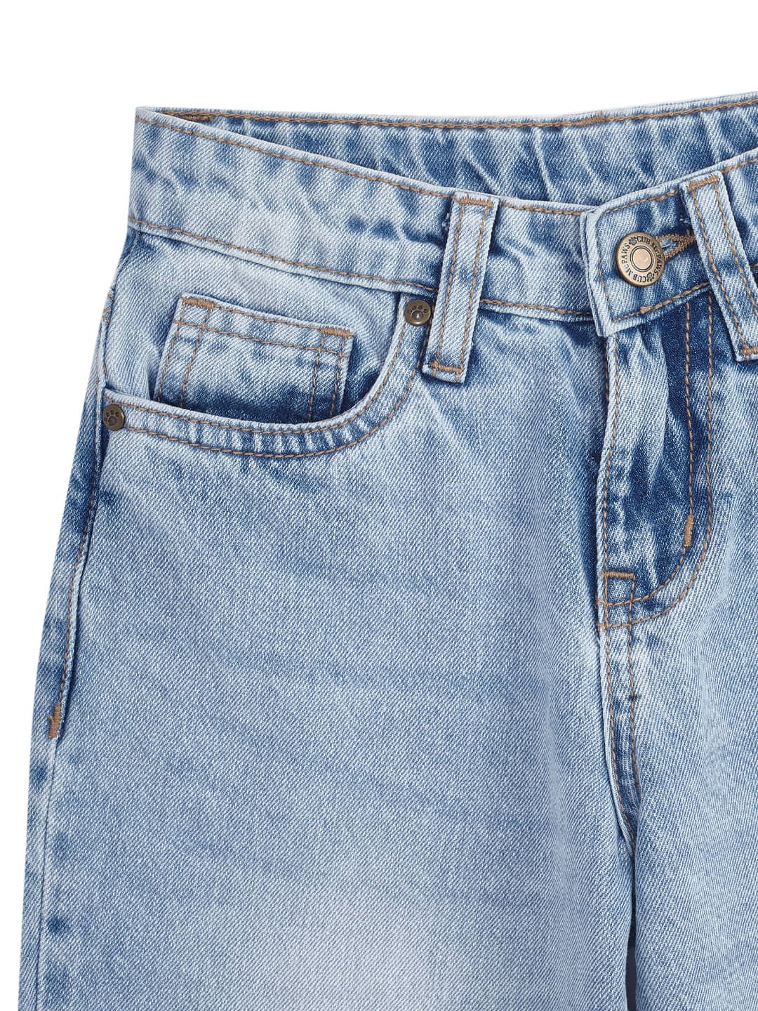 Cub Mcpaws Girls Cotton Jeans ( Pack of 1 , Denim Blue ) - Image 2