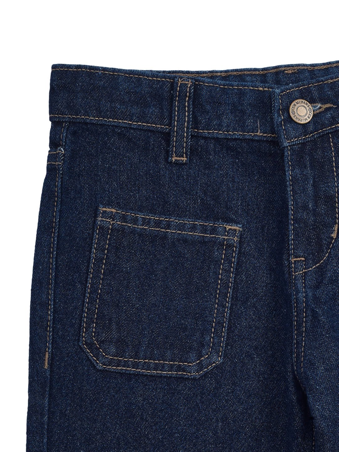 Cub Mcpaws Girls Cotton Jeans ( Pack of 1 , Denim Blue ) - Image 2