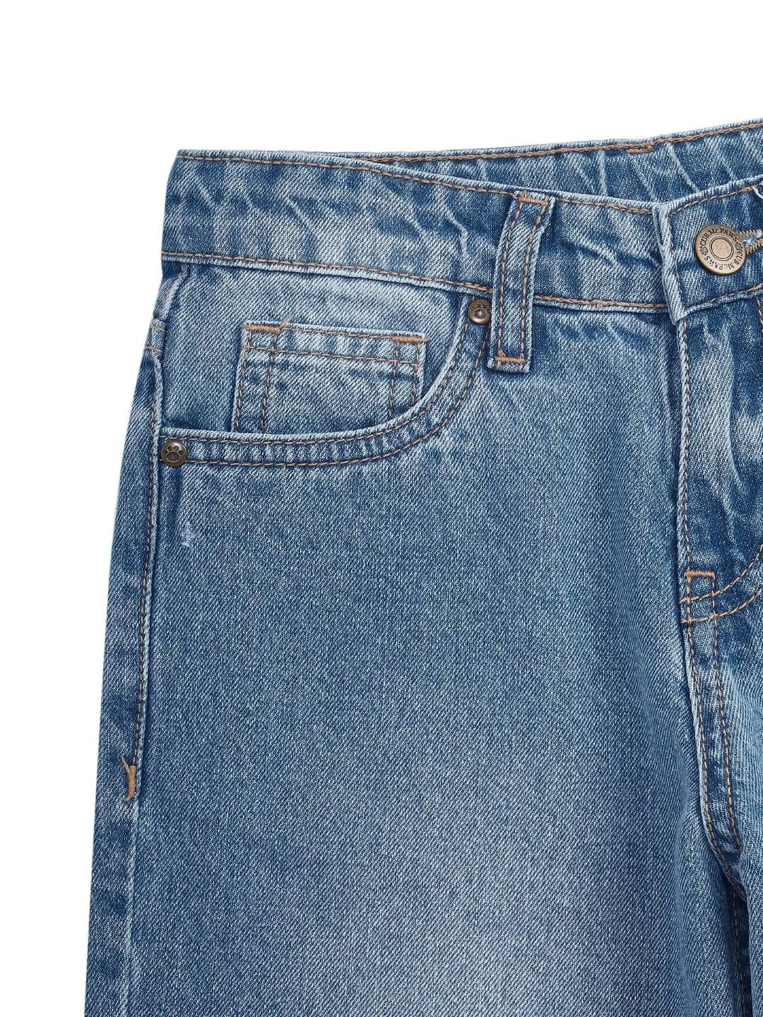Cub Mcpaws Girls Cotton Jeans ( Pack of 1 , Denim Blue ) - Image 2