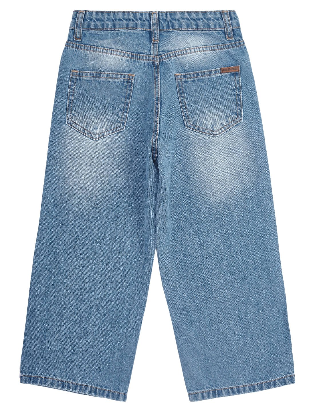 Cub Mcpaws Girls Cotton Jeans ( Pack of 1 , Denim Blue ) - Image 3