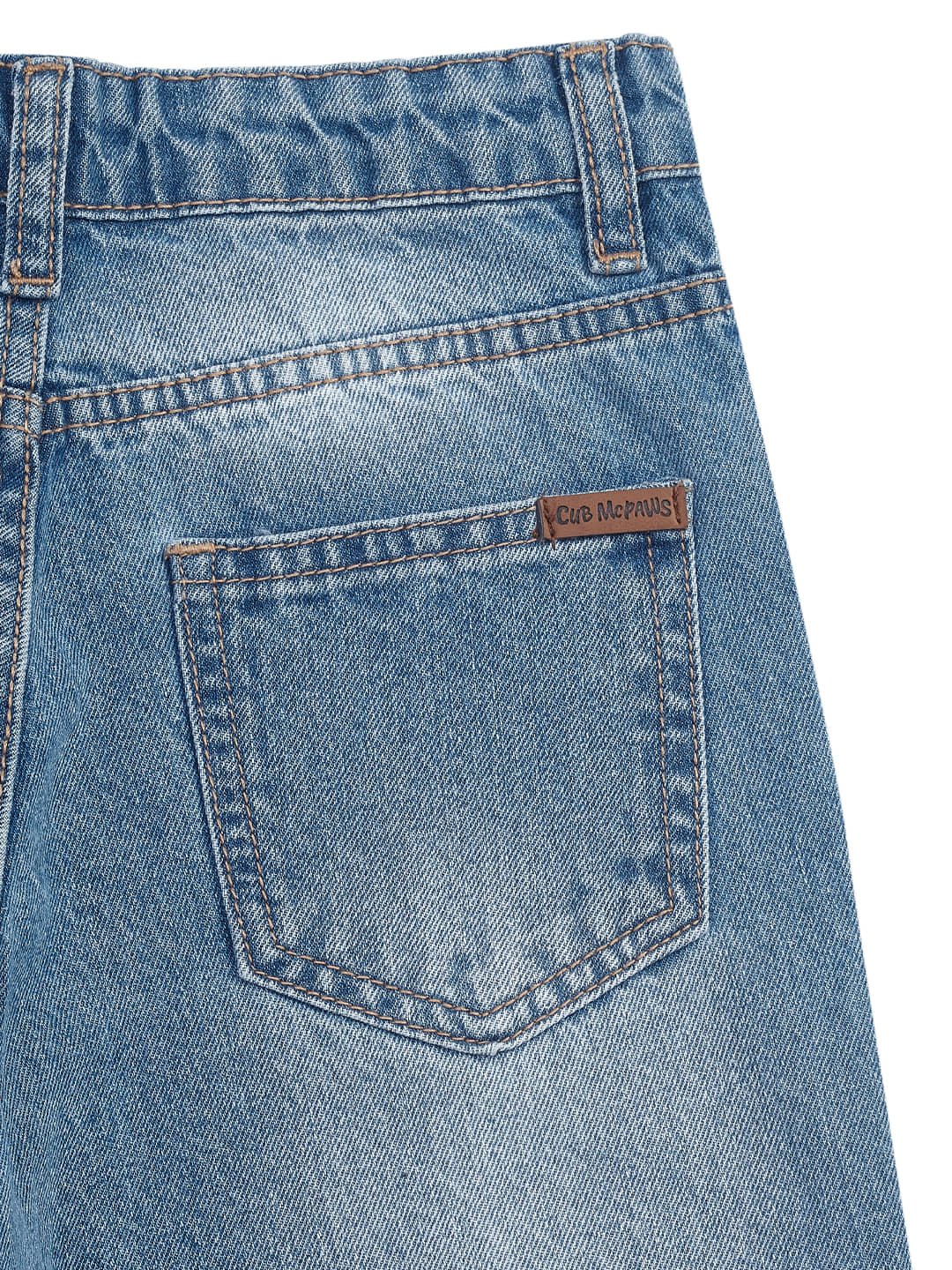 Cub Mcpaws Girls Cotton Jeans ( Pack of 1 , Denim Blue ) - Image 4