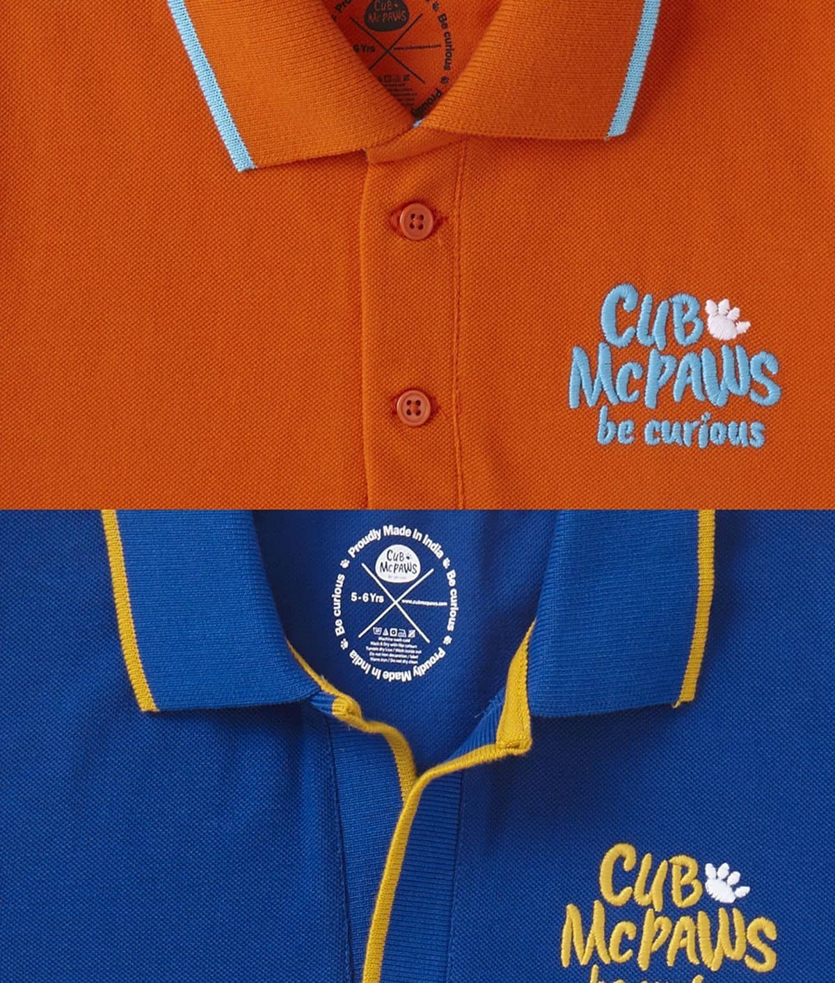 Cub Mcpaws - Multicolor Cotton Boy's Polo T-Shirt ( Pack of 2 ) - Image 2