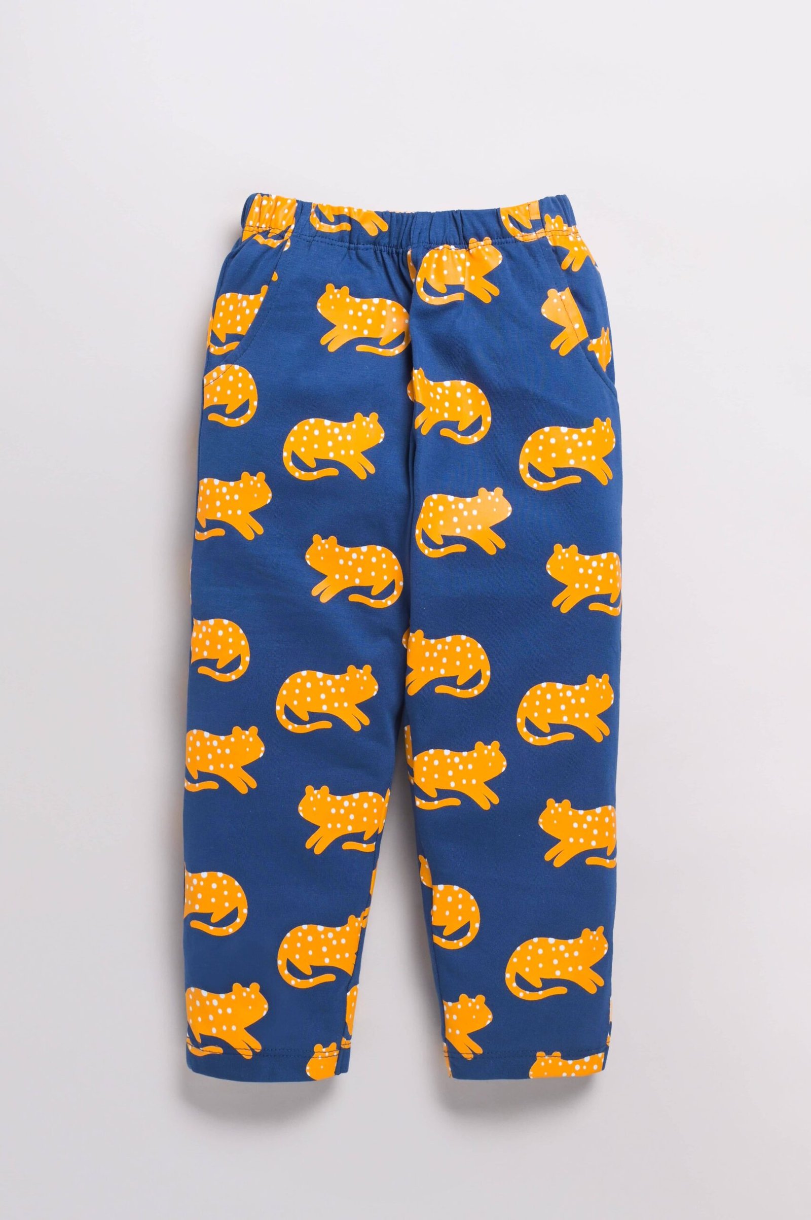 Pack of 1 Baby Boys 100% Cotton Nightsuit Set ( Blue ) - Image 4