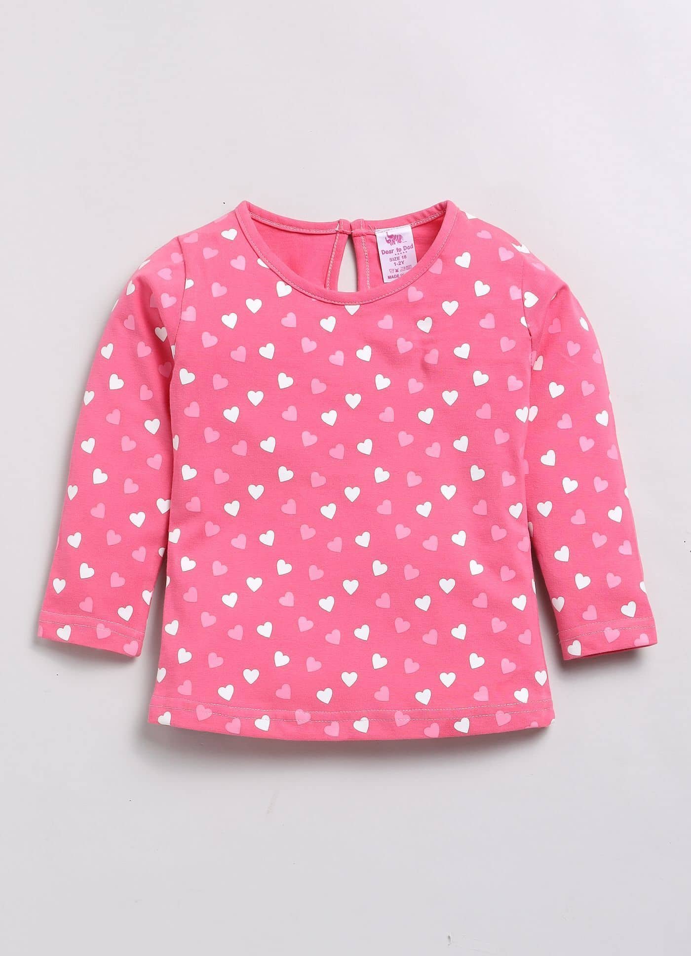 Pack of 1 Girls Cotton T-shirt & Pants ( Purple ) - Image 3