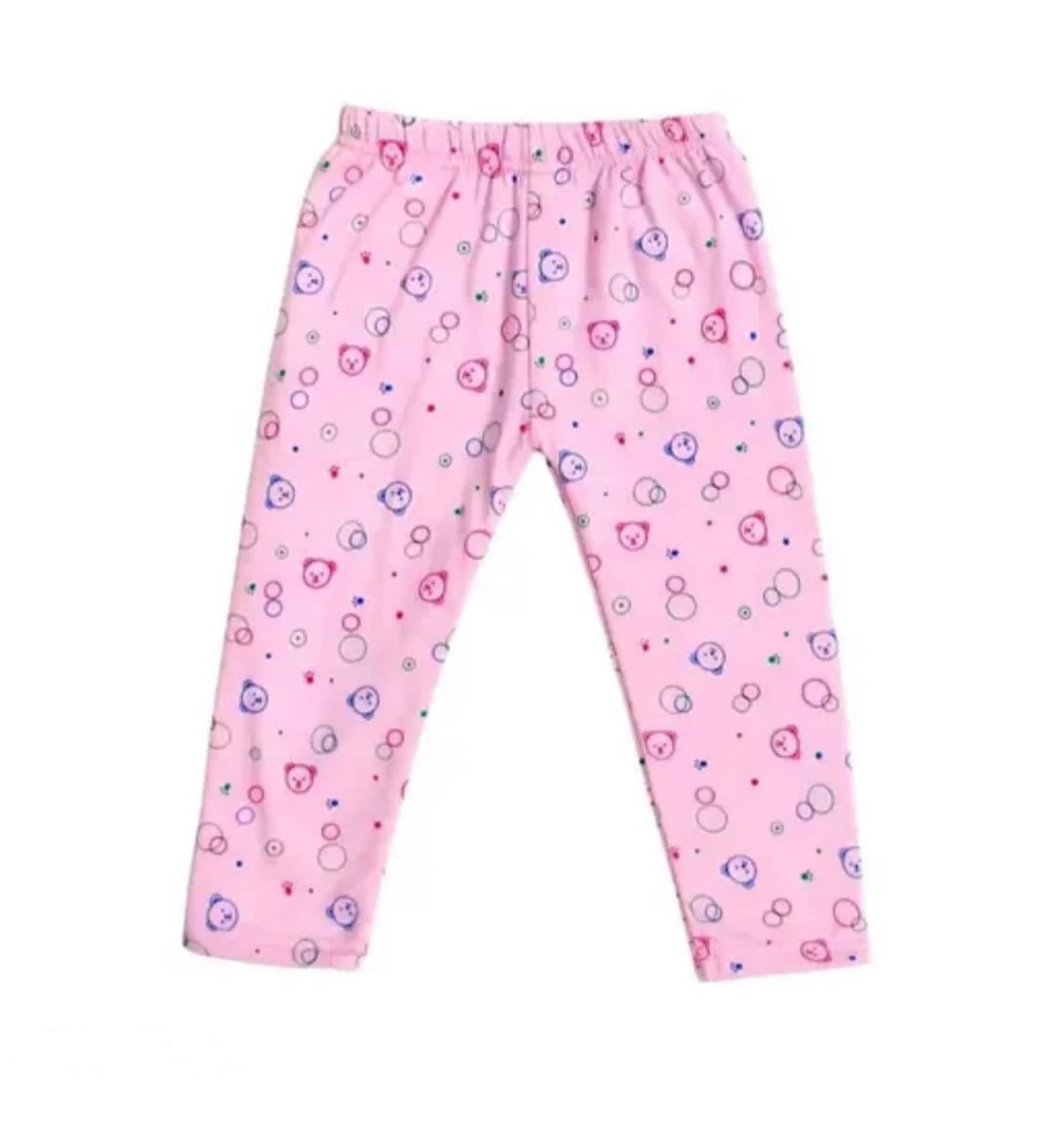 Pack of 6 Girls 100% Cotton Pyjama ( Multicolor ) - Image 2