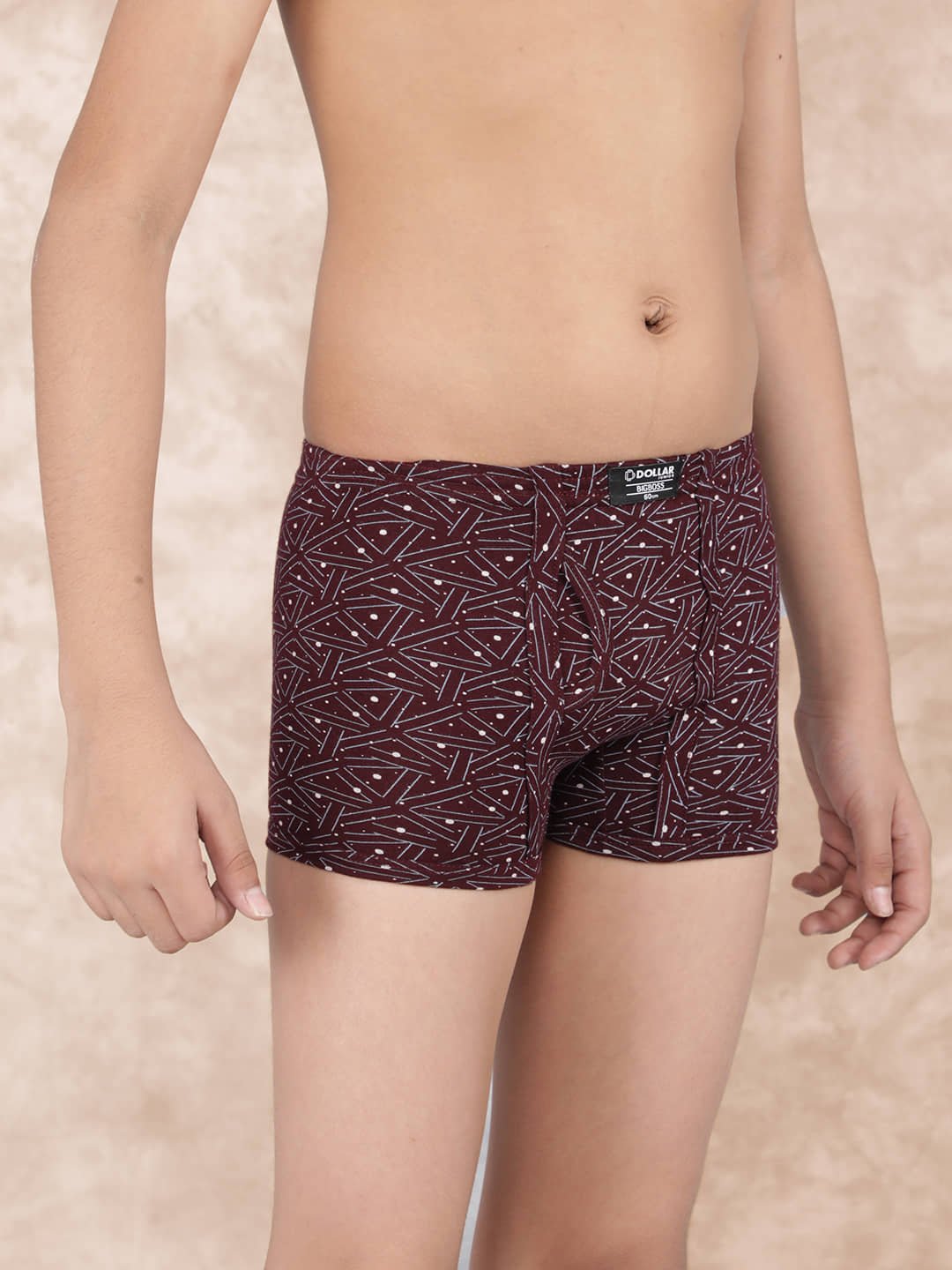 Dollar Bigboss Pack of 3 Boys Cotton Blend Trunks ( Multi Color ) - Image 2