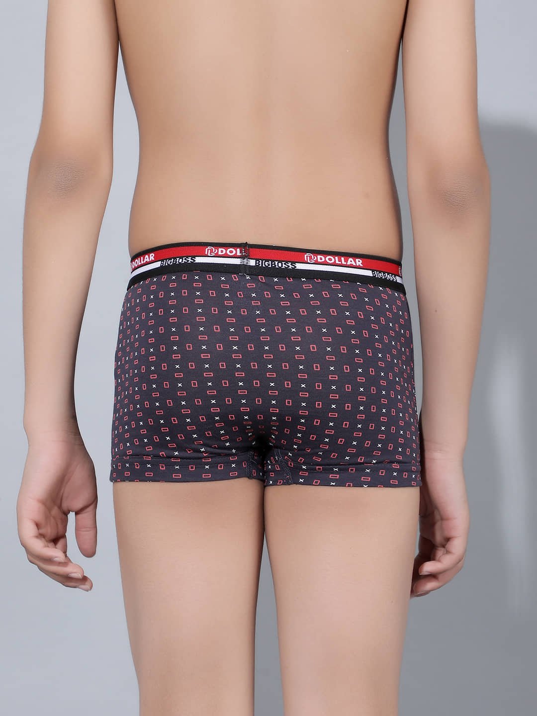 Dollar Bigboss Pack of 3 Boys Cotton Blend Trunks ( Multi Color ) - Image 3