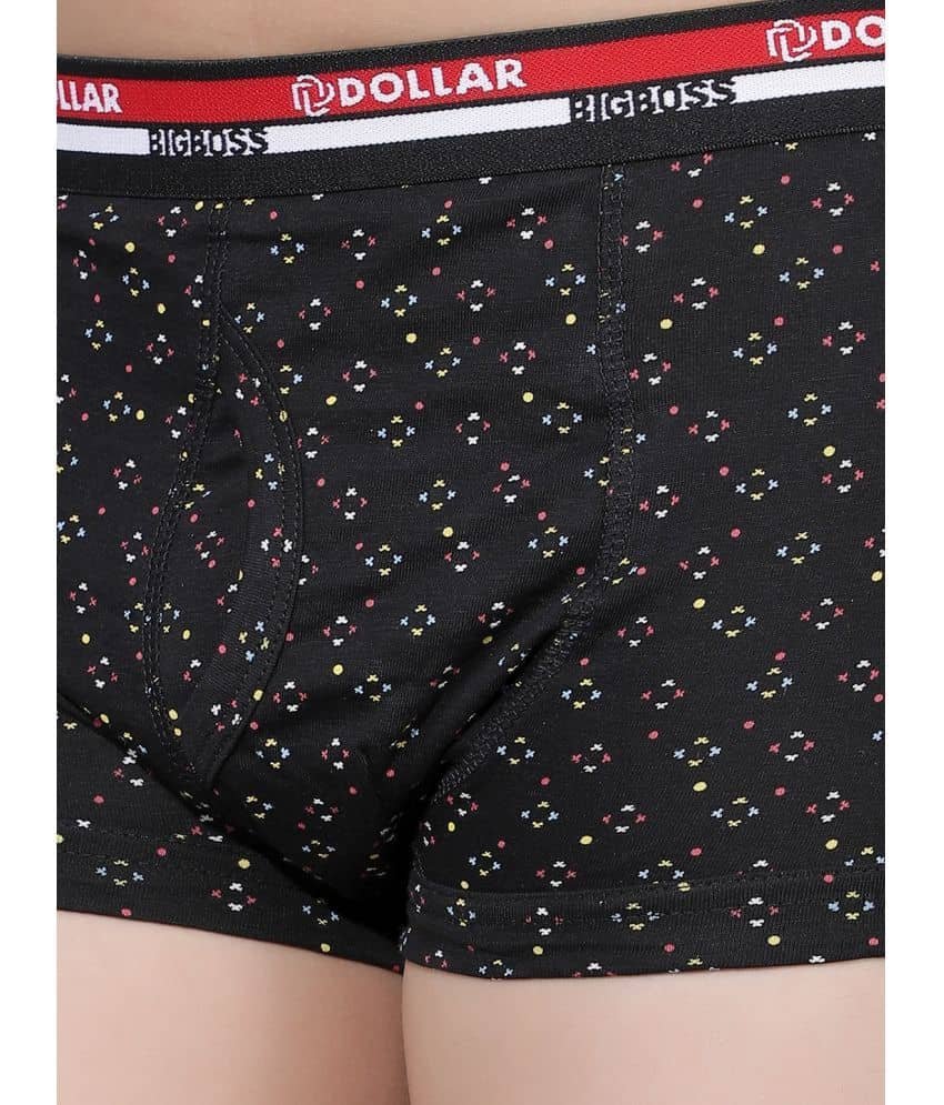 Dollar Bigboss Pack of 3 Boys Cotton Blend Trunks ( Multi Color ) - Image 4