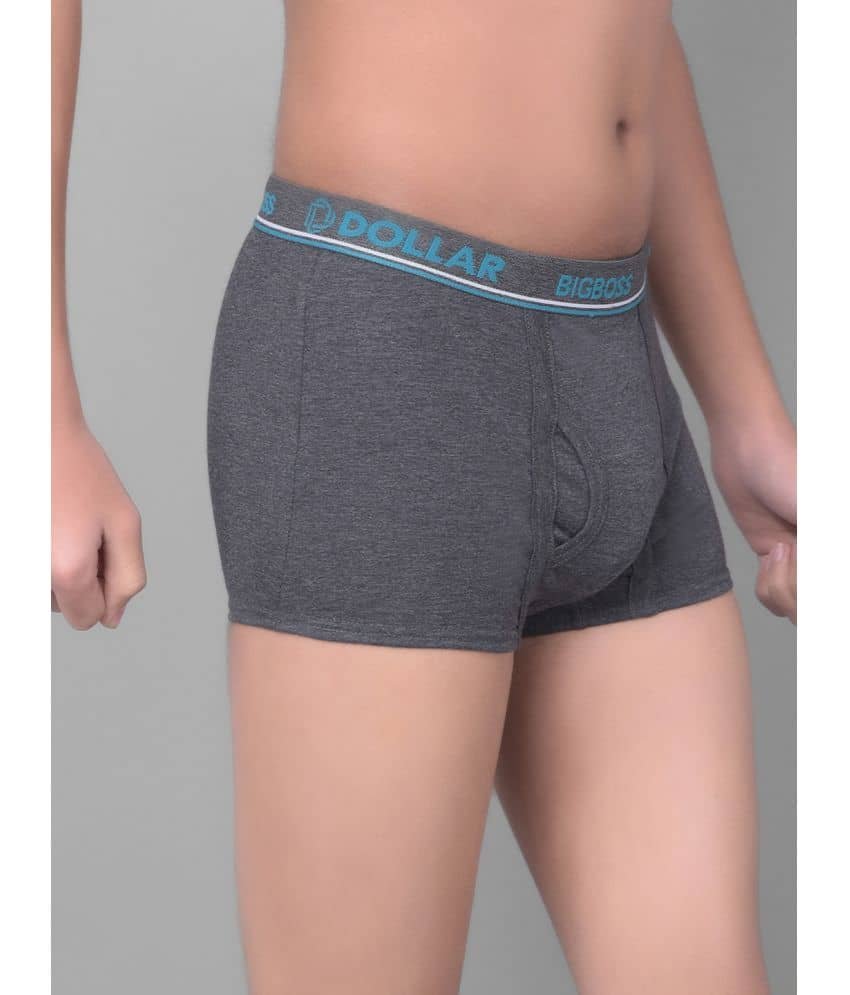 Dollar Bigboss Pack of 4 Boys Cotton Blend Trunks ( Multi Color ) - Image 2