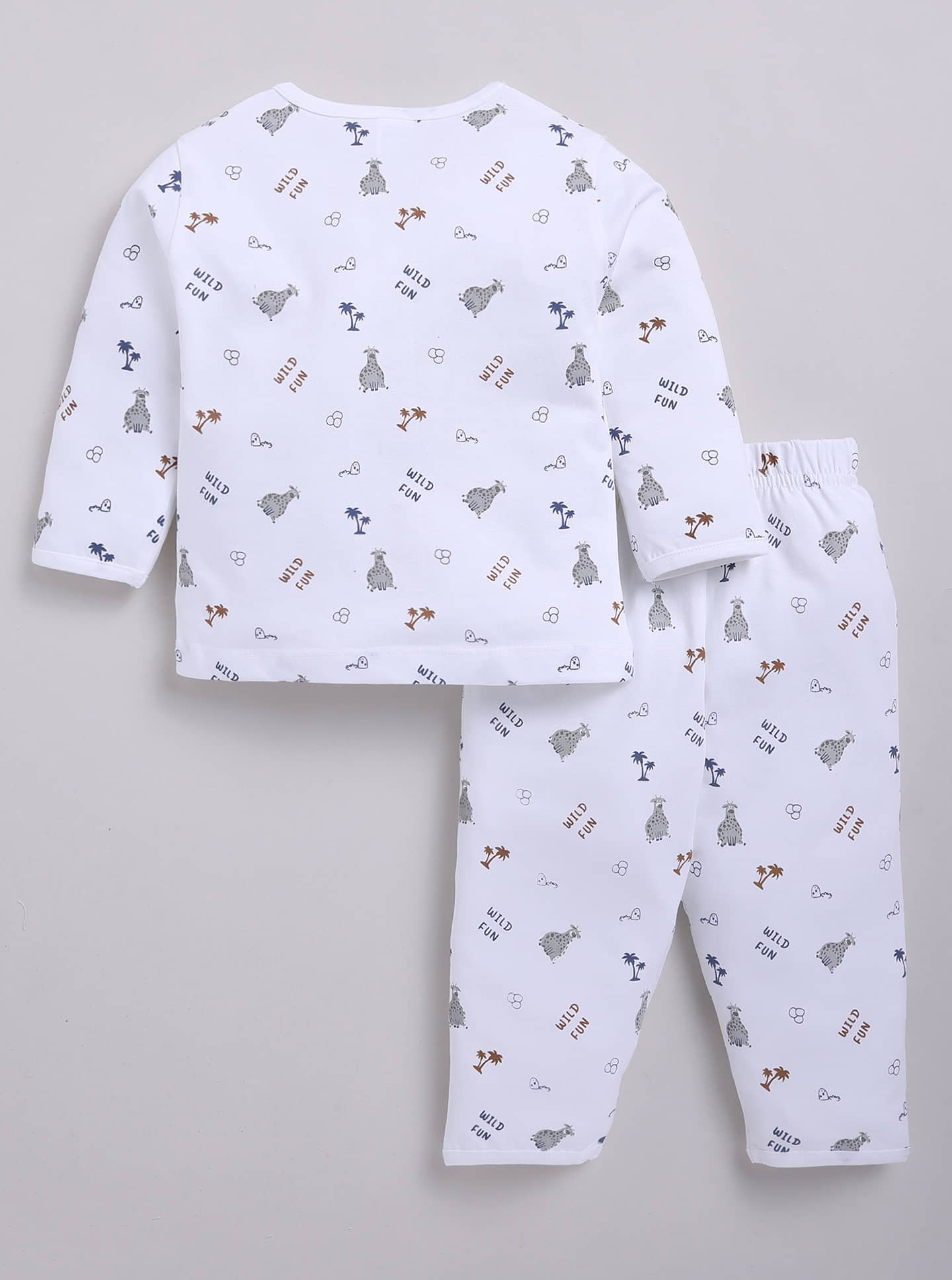 Dollar Pack of 1 Baby Boys Cotton Blend Shirt & Pants Set ( White ) - Image 3