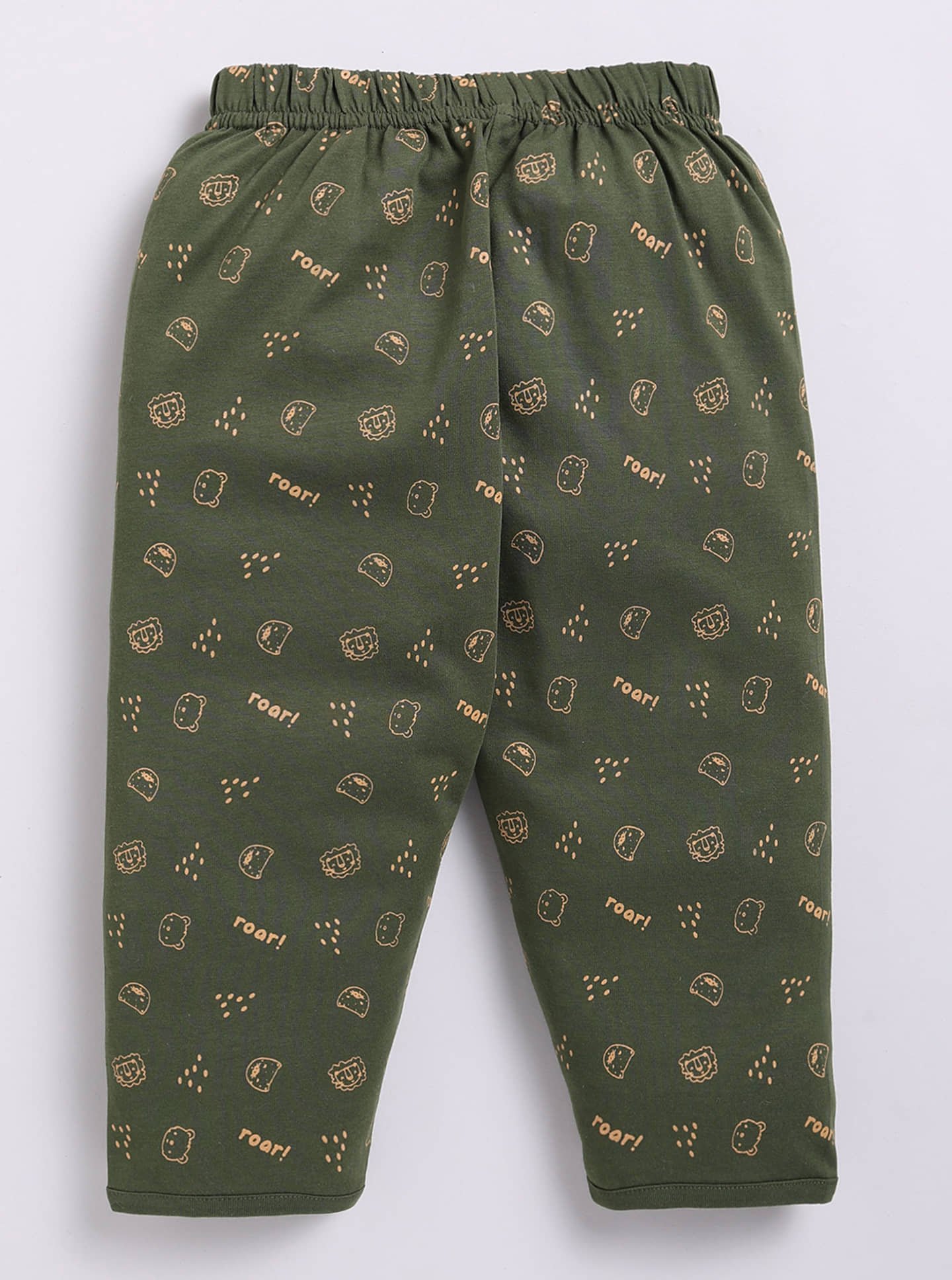 Dollar Pack of 1 Baby Boys Cotton Blend T-Shirt & Pants Set ( Green ) - Image 5