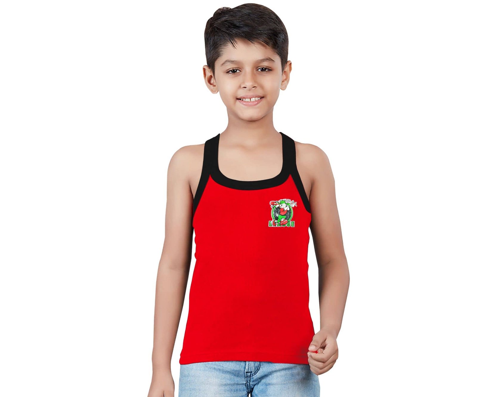 Drako Pack of 5 Boys Cotton Vest ( Multicolor ) - Image 3