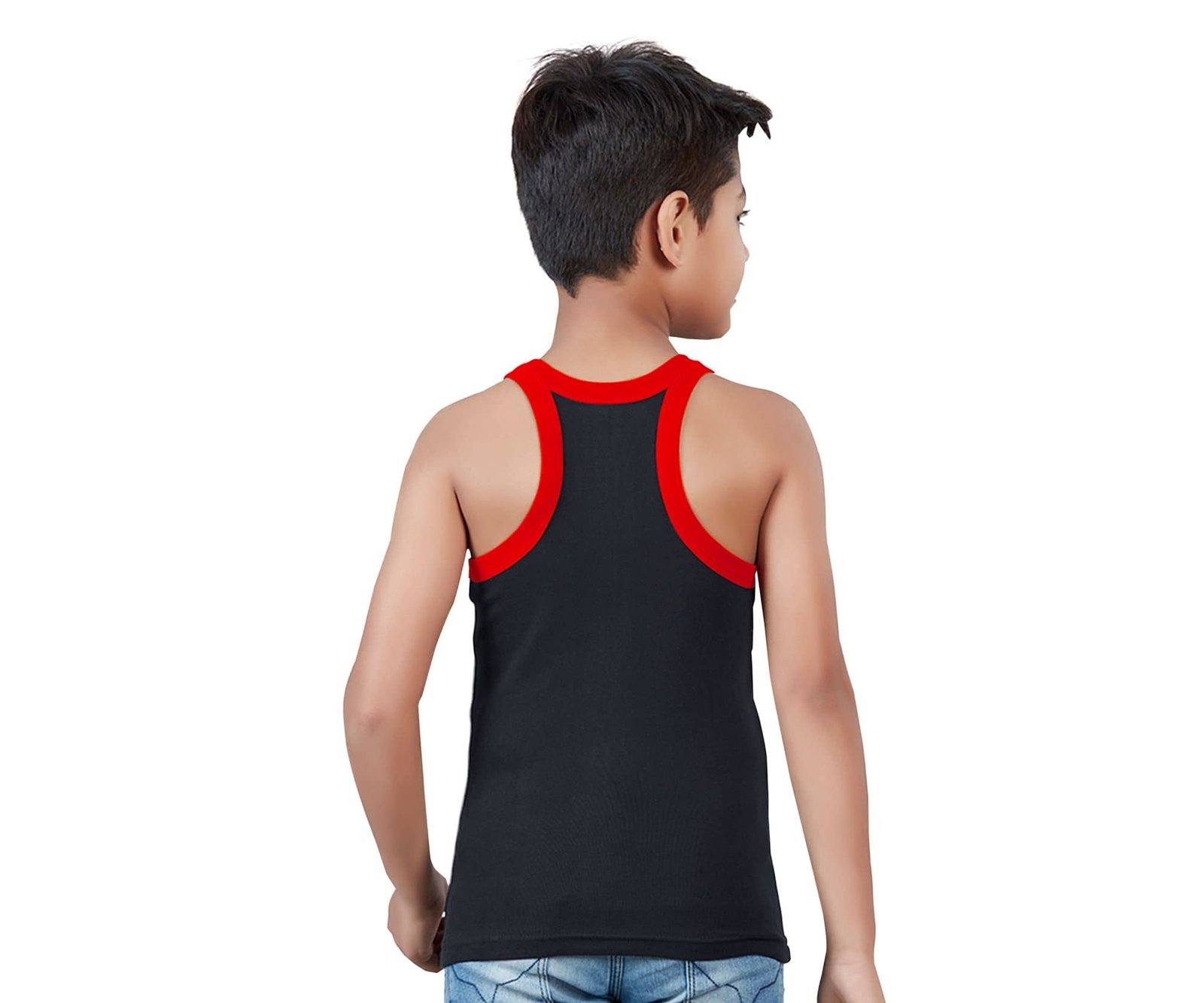 Drako Pack of 5 Boys Cotton Vest ( Multicolor ) - Image 4