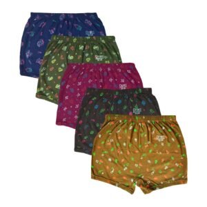 Drako Pack of 5 Boys Cotton Trunks ( Multicolor )