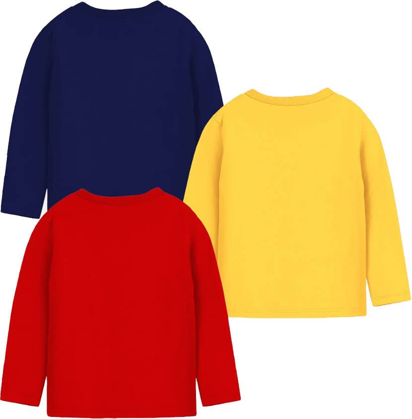 Eye Water Pack of 3 Girls Cotton Blend T-Shirt ( Multicolor ) - Image 2