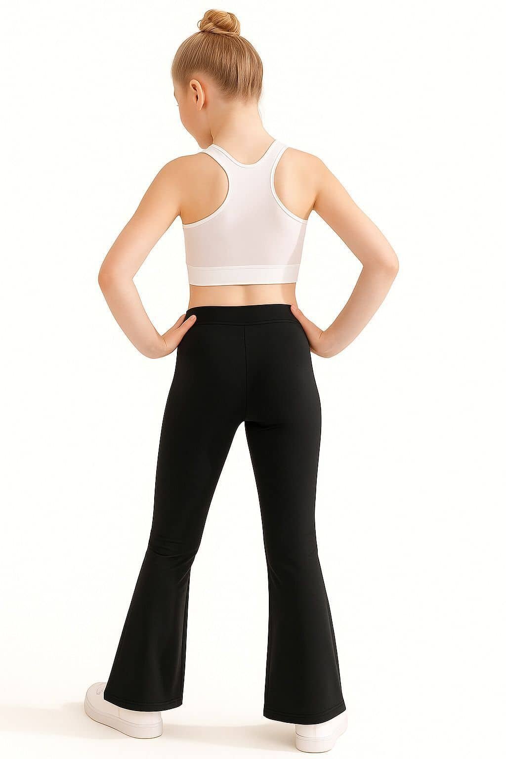 Ezeeslevees Pack of 3 Girls Cotton Spandex Trackpants ( Colors ) - Image 2