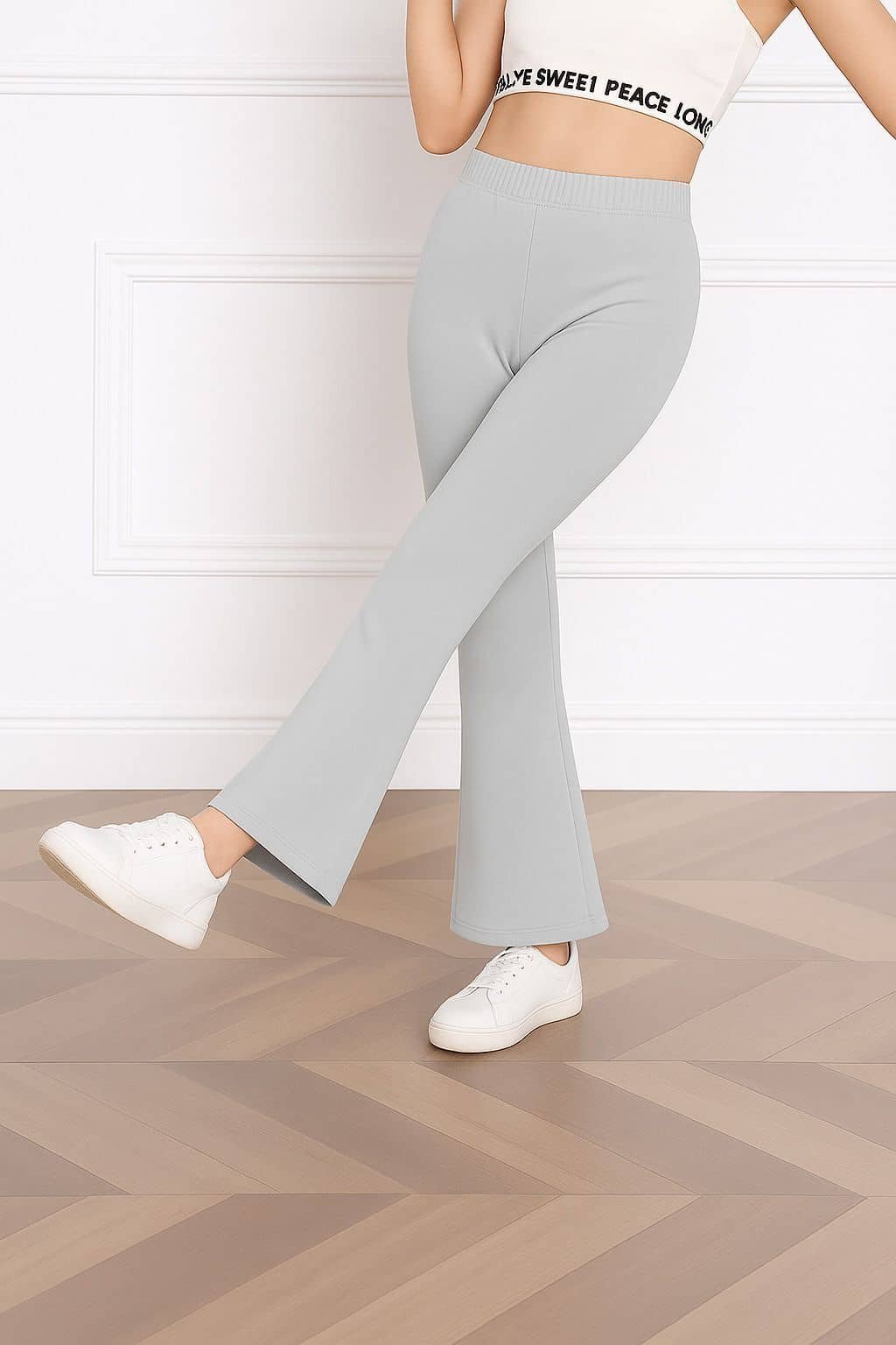 Ezeeslevees Pack of 3 Girls Cotton Spandex Trackpants ( Colors ) - Image 3