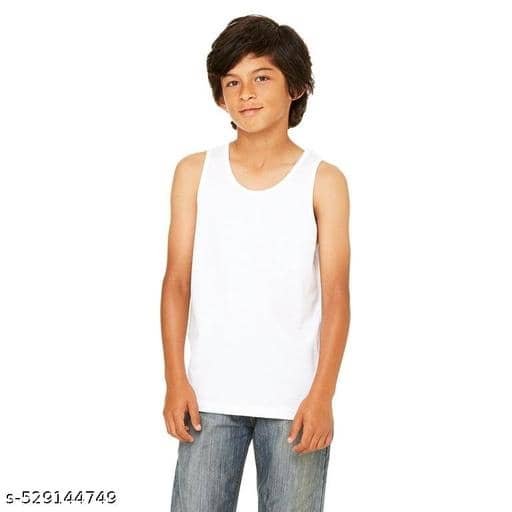 Pack of 6 Baby Boys Cotton Vest ( White ) - Image 2