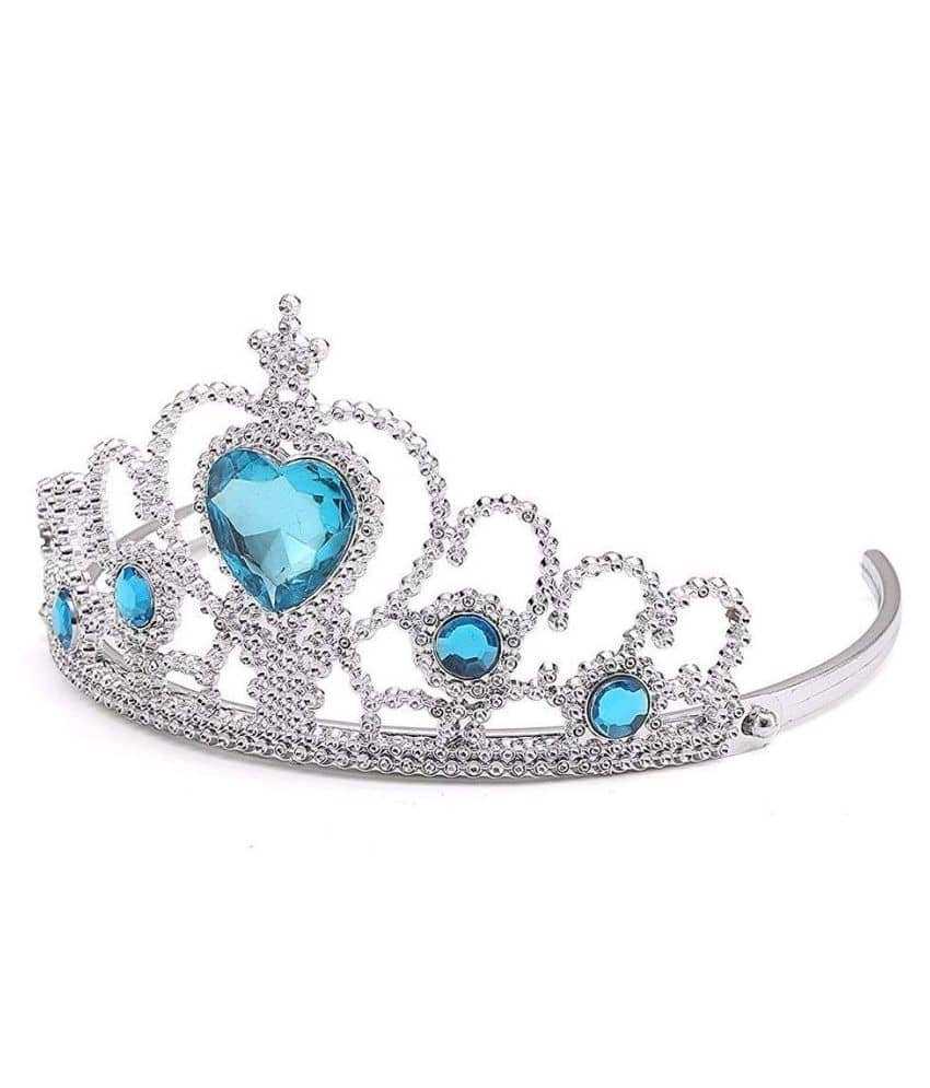 Princess Fairy Dress Set - Head Gear Tiara, Crown, Wand, Gloves, Braid Hair Wig - Image 4