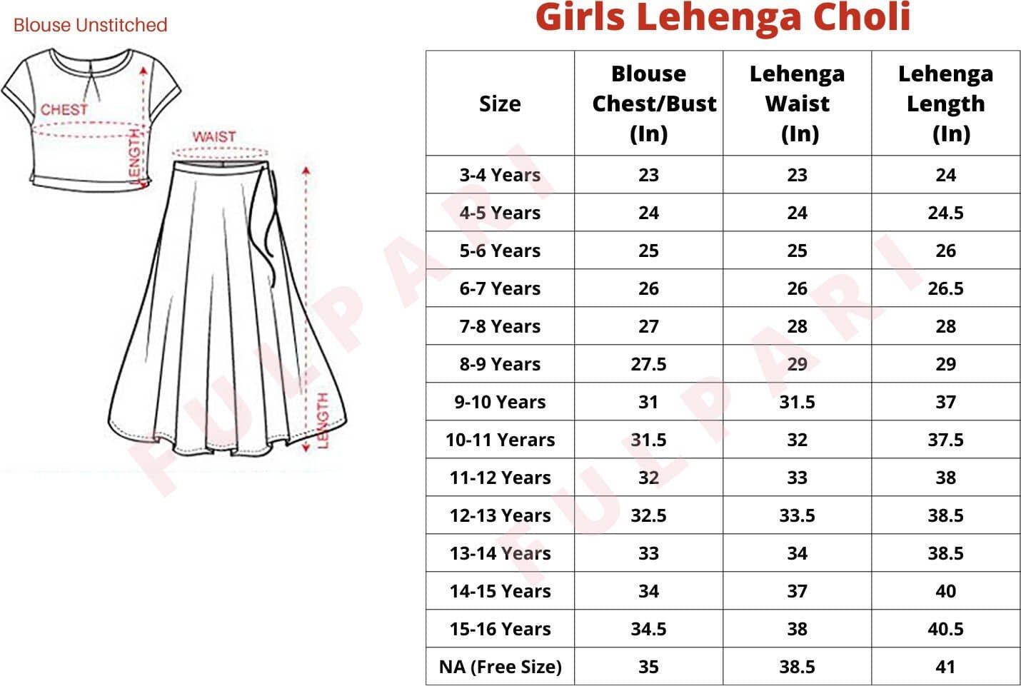 Net Lehenga Choli Set For Girls ( Pack of 1 , Red ) - Image 3