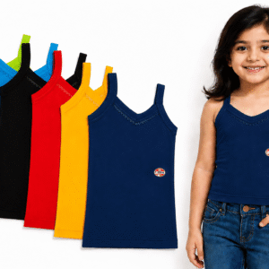 Beauty Pack of 6 Girls Cotton Camisoles ( Multicolor )