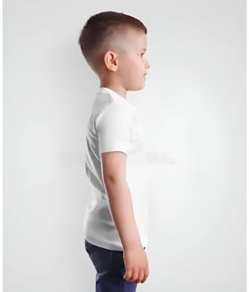 Pack of 1 Baby Boys Polyester Tshirt & Short Set ( White ) - Image 2