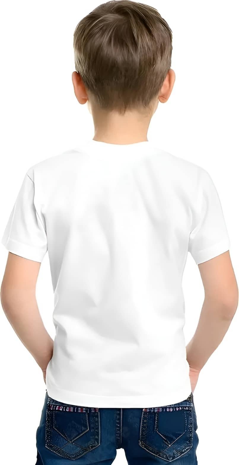 Pack of 1 Baby Boys Polyester Tshirt & Short Set ( White ) - Image 3