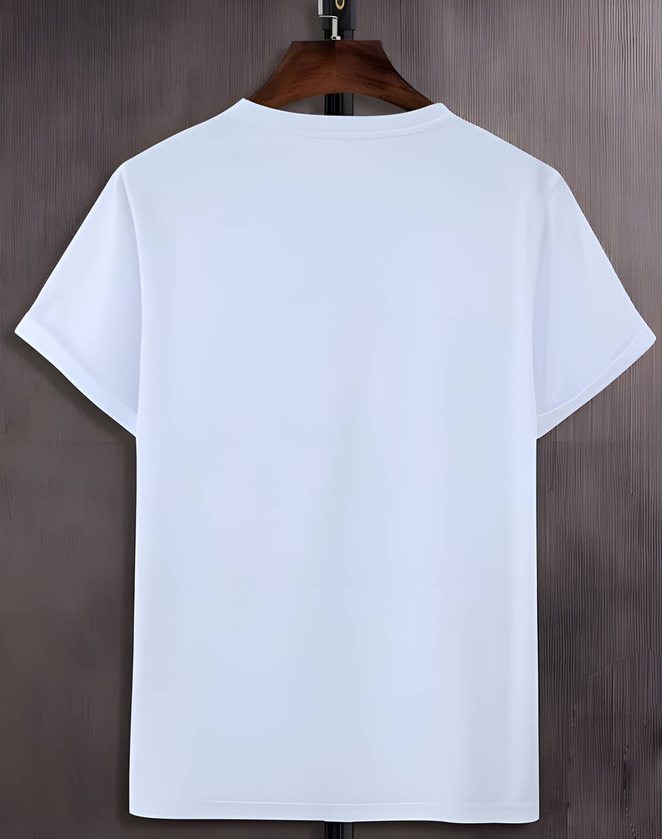 Boys Anime Free Fire Round Neck White Polyester Half Sleeves Tshirt - Image 4