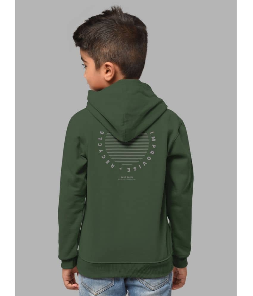 Boys Regular Fit Fulsleeve Hooded Sweatshirt with Rib - Combo Pack of 2 - Dark Grey_Dark Grey - Image 3