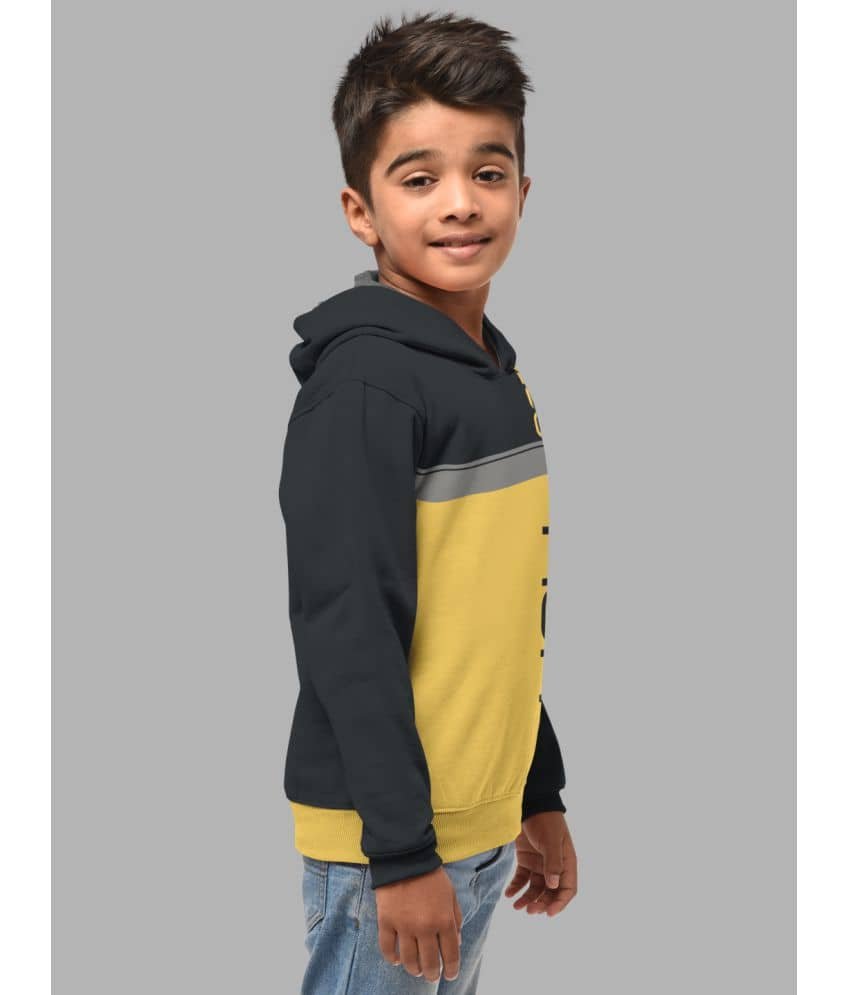 Boys Regular Fit Fulsleeve Hooded Sweatshirt with Rib - Combo Pack of 2 - Rust_Dark Grey - Image 4