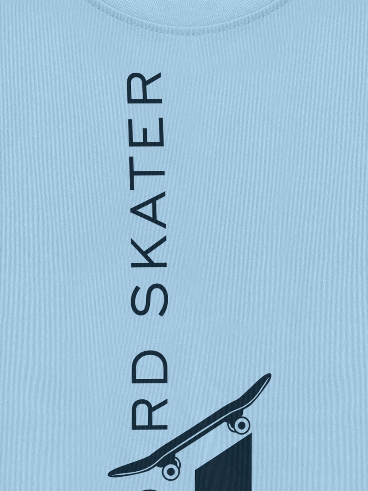 Trendy Typographic Printed Cotton Blend Regular Fit Half Sleeve T-Shirt for Boys - Pack of 3_ Petrol Blue & Sky Blue & Brick_ - Image 2