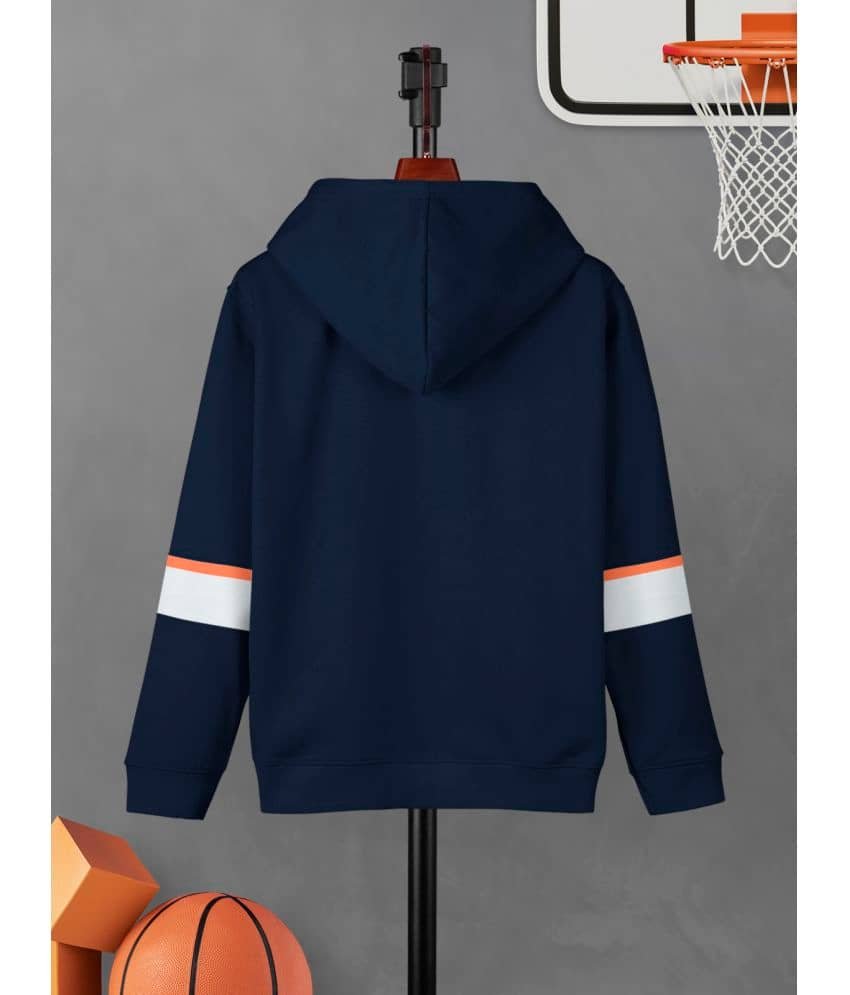 Pack of 1 Boys Cotton Blend Sweatshirt ( Navy ) - Image 2