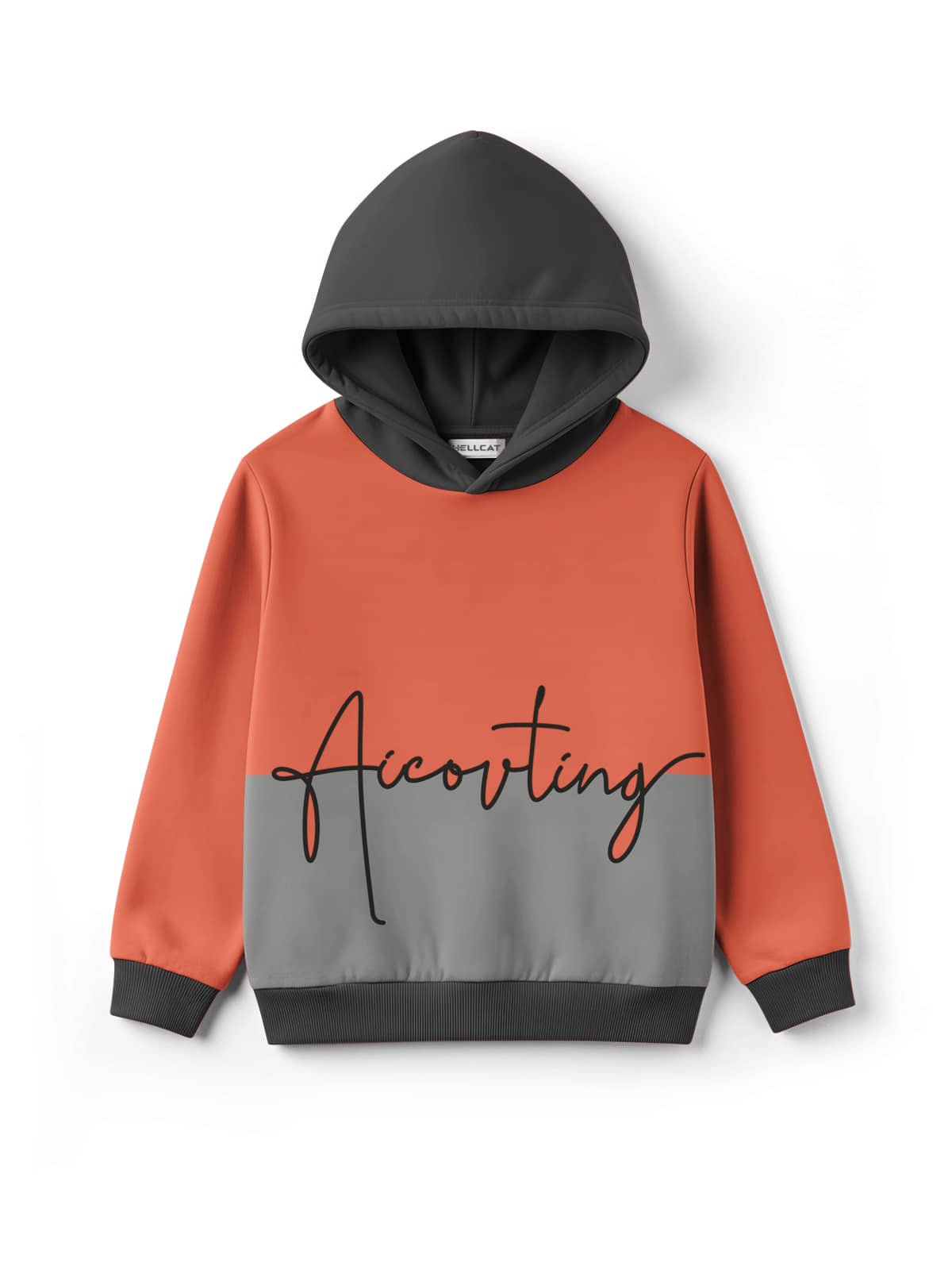 Pack of 1 Boys Cotton Blend Sweatshirt ( Orange )
