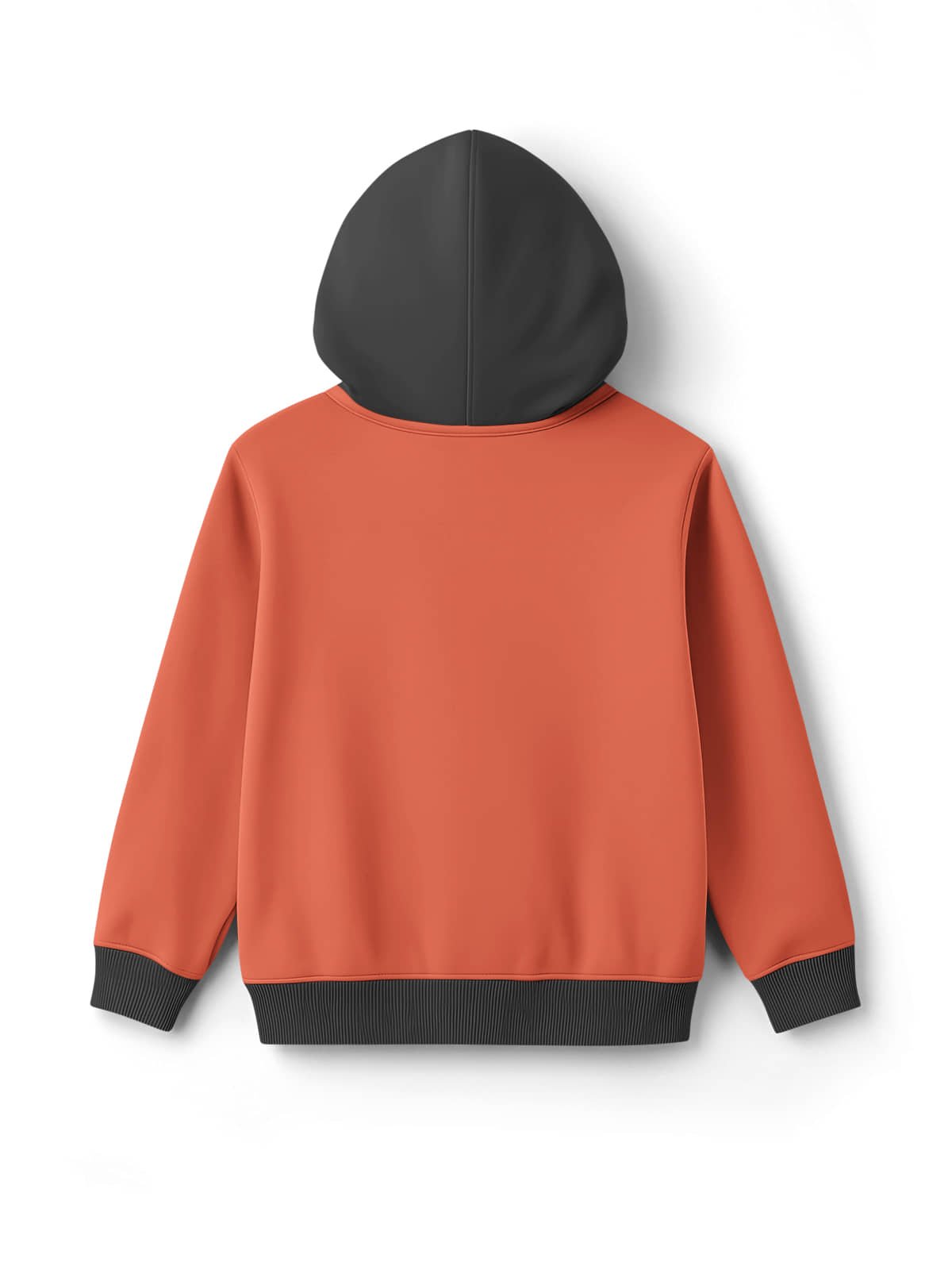 Pack of 1 Boys Cotton Blend Sweatshirt ( Orange ) - Image 3