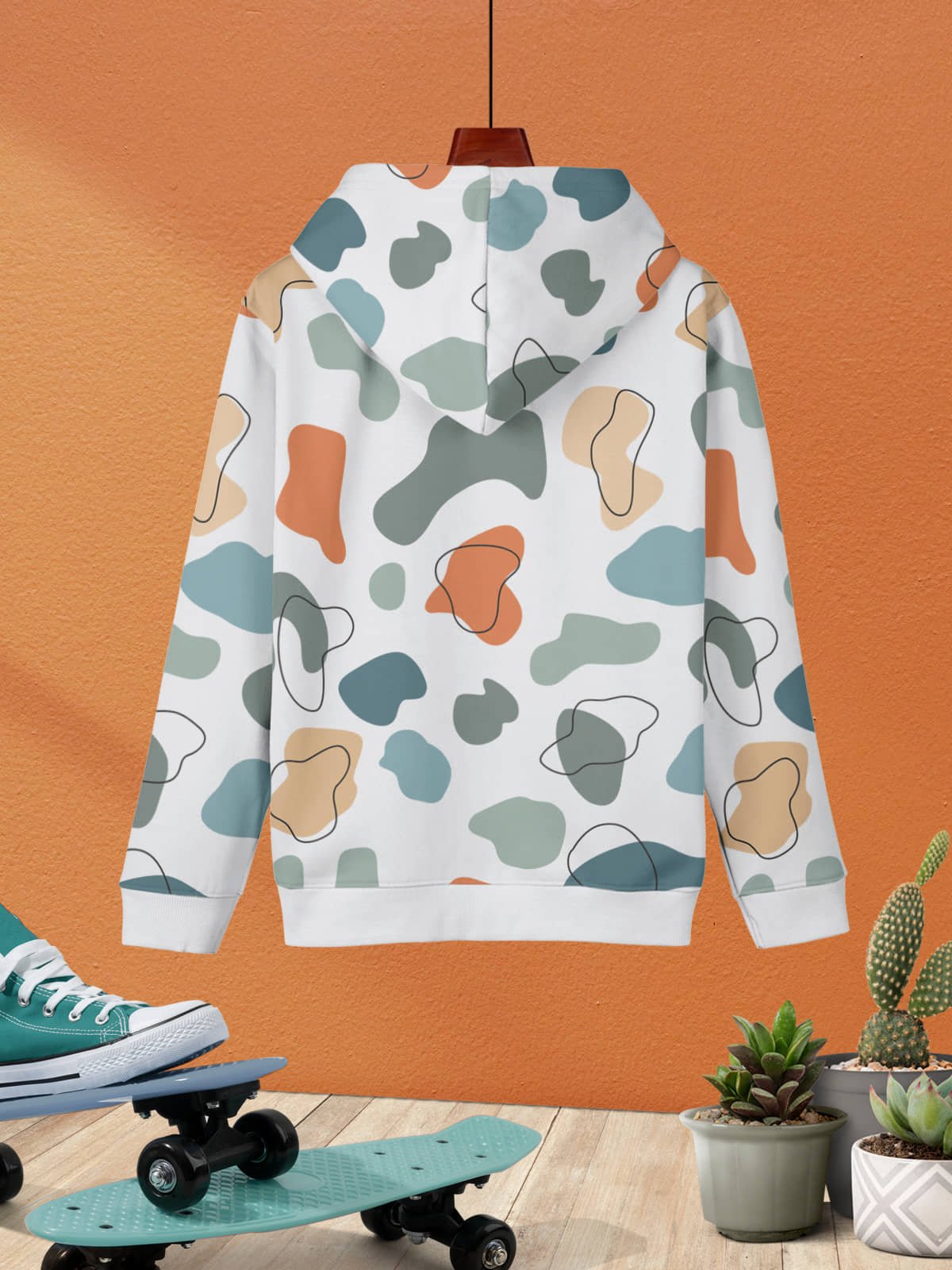 Pack of 1 Girls Cotton Blend Sweatshirt ( White ) - Image 3