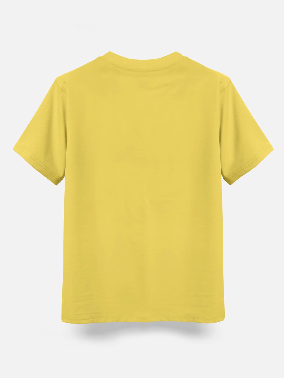 Trendy Typographic Printed Cotton Blend Half Sleeve Regular Fit T-Shirt For Boys - Pack Of 3_ Saffron & Toddler Yellow & Bluish Grey_ - Image 3