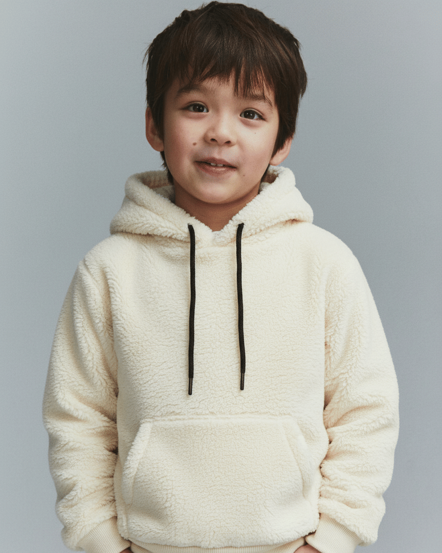 Pack of 1 Boys Cotton Blend Sweatshirt ( White )