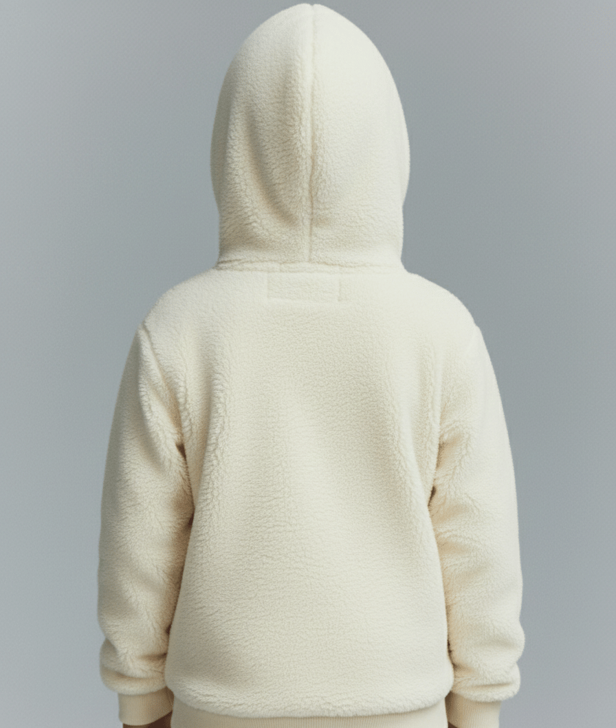 Pack of 1 Boys Cotton Blend Sweatshirt ( White ) - Image 3