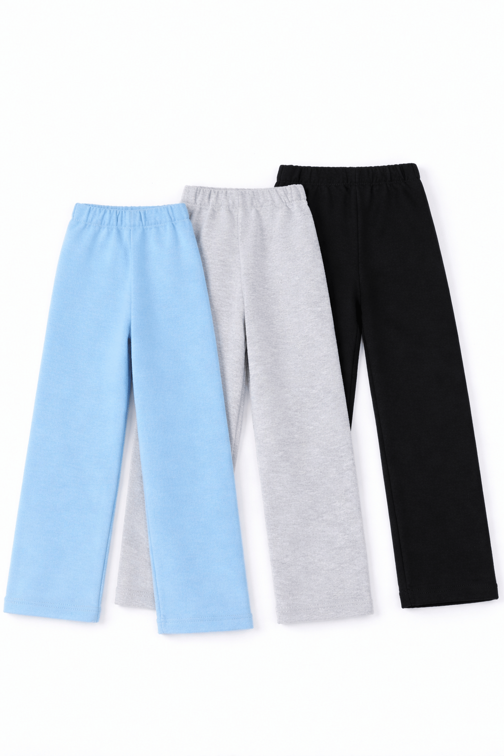 Pack of 3 Girls 100% Cotton Trackpants ( Colors ) - Image 2